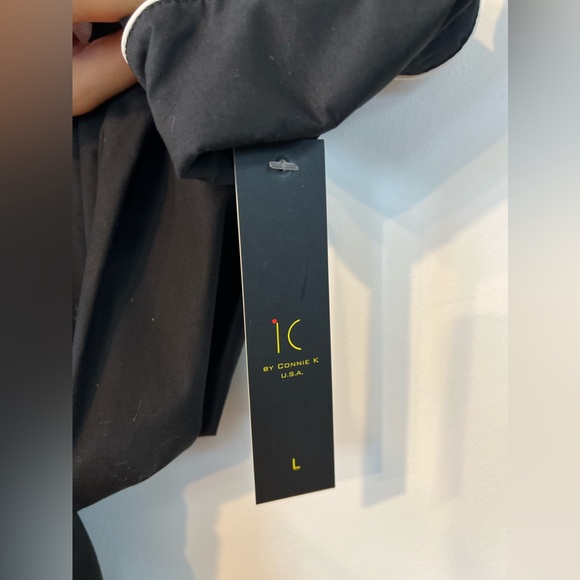 NWT RARE VINTAGE IC by Connie K Black Jacket with white lining - Picture 5 of 7